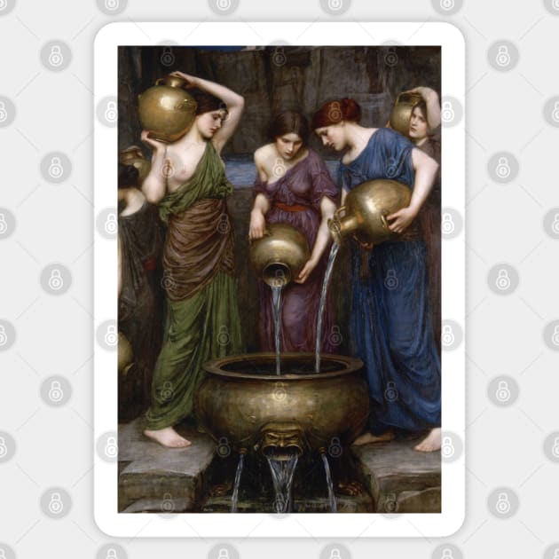 Danaides by John William Waterhouse, 1903 Sticker by immortalpeaches